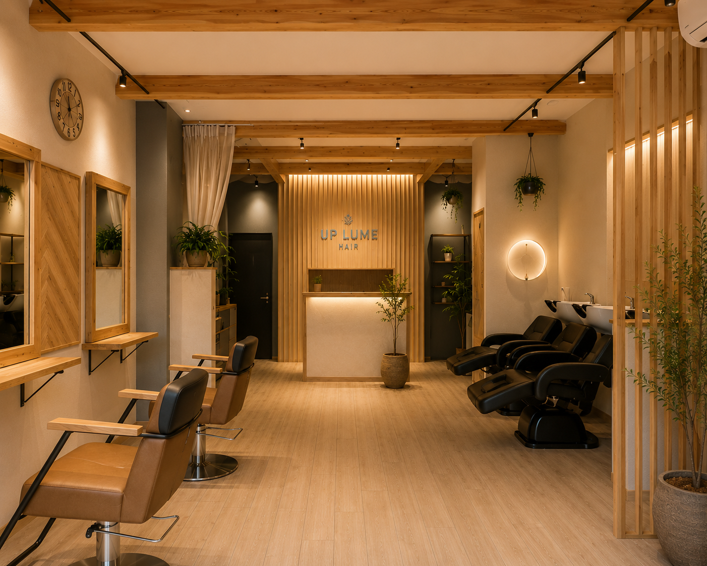 Up Lume -HAIR- 店内